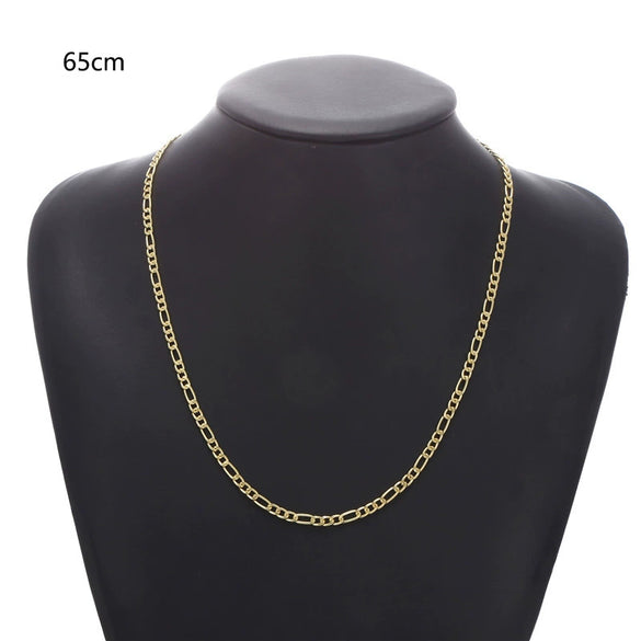 Men's Iron Alloy Nk Chain Necklace With Geometric Design And Electroplating Hiphop Style