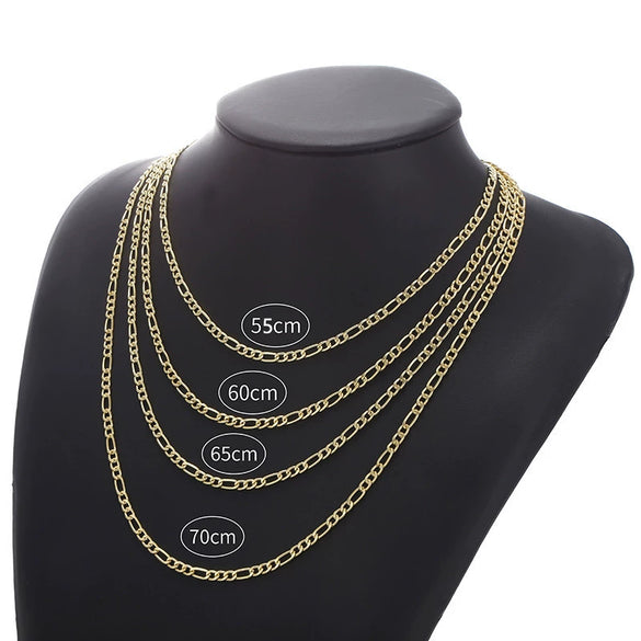 Men's Iron Alloy Nk Chain Necklace With Geometric Design And Electroplating Hiphop Style