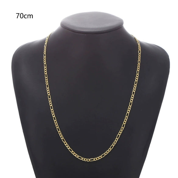 Men's Iron Alloy Nk Chain Necklace With Geometric Design And Electroplating Hiphop Style