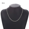 Men's Iron Alloy Nk Chain Necklace With Geometric Design And Electroplating Hiphop Style