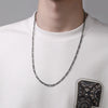 Men's Iron Alloy Nk Chain Necklace With Geometric Design And Electroplating Hiphop Style