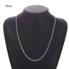 Men's Iron Alloy Nk Chain Necklace With Geometric Design And Electroplating Hiphop Style