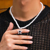 Men's Jewelry Alloy Imitation Pearl Pearl Chain Handmade Geometric Fivepointed Star Necklace
