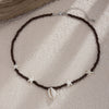 Men's Jewelry Beads Regular Chain Starfish Shell Hiphop Niche Highend Summer Clavicle Chain Handmade Geometric Style