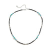 Men's Jewelry Bohemian Turquoise Alloy Spliced Clavicle Chain Handmade Necklace