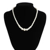 Men's Jewelry Imitation Pearl Geometric Handmade Clavicle Chain