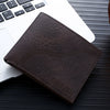 Men's Leisure Gift Set With Alloy Case Imitation Leather Strap Wallet Belt Glasses Watch Round Dial Pin Buckle Stainless Steel Buckle