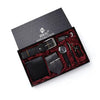 Men's Leisure Gift Suit With Alloy Case Stainless Steel Clasp Pu Strap And Round Dial