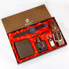 Men's Leisure Gift Suit With Alloy Case Stainless Steel Clasp Pu Strap And Round Dial