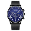 Men's Leisure Metal And Stainless Steel Watch With Round Dial And Milan Mesh Belt