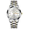 Men's Leisure Quartz Watch With Luminous Waterproof Double Calendar Zinc Alloy Case Alloy Strap And Round Dial