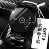 Men's Leisure Quartz Watches Stainless Steel Case And Strap Round Dial Waterproof