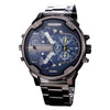 Men's Leisure Stainless Steel And Alloy Quartz Round Dial Watch
