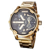 Men's Leisure Stainless Steel And Alloy Quartz Round Dial Watch