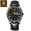 Men's Luxury Business Style Quartz Watch With Alloy Case Genuine Leather Strap And Stainless Steel Buckle Round Dial And Mineral Reinforced Glass Mirror