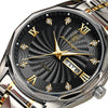 Men's Luxury Fashion Waterproof Luminous Quartz Watch Alloy Case Genuine Leather Strap Round Dial Mineral Reinforced Glass Mirror