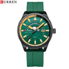 Men's Metal And Plastic Leisure Sports Watch With Round Dial And Quartz Movement
