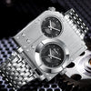 Men's Metal And Stainless Steel Belt Casual Round Dial Watch