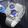 Men's Metal And Stainless Steel Belt Casual Round Dial Watch