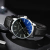 Men's Metal Belt Fashionable Pointer Watches With Round Dial