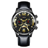 Men's Metal Belt Quartz Watch With Round Dial Fashion Trend Luminous