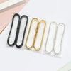 Men's Metal Elastic Arm Ring Bracelet Geometric Electroplated