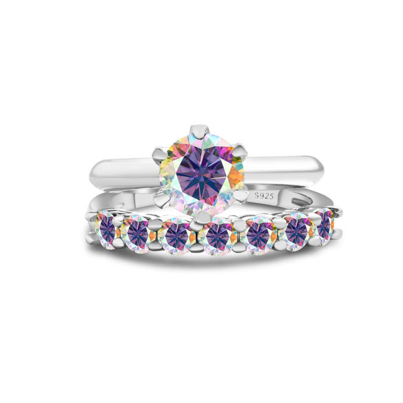 Men's Moissanite Ring S925 Sterling Silver Round Shape