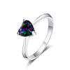 Men's Moissanite Sterling Silver Ring With Round Shape
