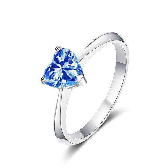 Men's Moissanite Sterling Silver Ring With Round Shape