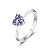 Men's Moissanite Sterling Silver Ring With Round Shape