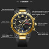 Men's Multifunction Chronograph Waterproof Electronic Watch Zinc Alloy Case Plastic Strap Round Dial Geometric Style