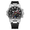 Men's Multifunction Chronograph Waterproof Electronic Watch Zinc Alloy Case Plastic Strap Round Dial Geometric Style