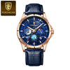 Men's Multifunction Quartz Watch Stainless Steel Strap Alloy Case Round Dial Leisure Style