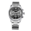 Men's Multifunctional Alloy Watch Luminous Waterproof Quartz Round Dial