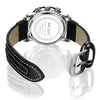 Men's Multifunctional Sports Chronograph Luminous Waterproof Quartz Watch Alloy Case Genuine Leather Strap Stainless Steel Clasp Round Dial Mineral Strengthened Glass Mirror