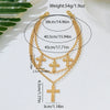 Men's Multilayered Gold Crossbody Body Chains Fashion Accessory
