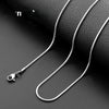 Men's Necklace Stainless Steel Chain Box Chain Titanium Steel Jewelry Pendant Sweater Chain Accessories Keel Personality Chain