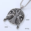 Men's Necklace Titanium Steel Geometric Lion Head Retro Punk Style Polished