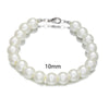 Men's Pearl O Chain Necklace With Geometric Style Handmade Alloy Pendant