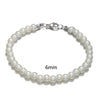 Men's Pearl O Chain Necklace With Geometric Style Handmade Alloy Pendant