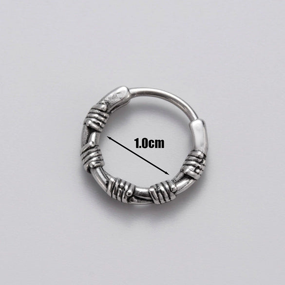 Men's Piercing Earrings Stainless Steel Cast Fashion Retro