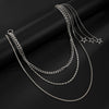 Men's Punk Metal Hiphop Waist Chain With Tassel And Fivepointed Star Accessories