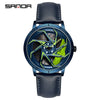 Men's Quartz Watch Alloy Case Mineral Strengthened Glass Mirror Steel Belt Round Dial Business Style