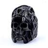 Men's Retro Stainless Steel Skull Ring With Animal Zodiac Motif And Personality Design Fine Craftsmanship Wholesale Fashion Jewelry