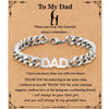 Men's Retro Trendy Stainless Steel Cuban Chain Bracelet With Geometric Letter And Number Design Electroplated Fashion Jewelry