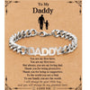 Men's Retro Trendy Stainless Steel Cuban Chain Bracelet With Geometric Letter And Number Design Electroplated Fashion Jewelry