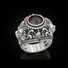 Men's Ring Alloy Gold Silver Retro Crown Lion Electroplated
