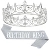 Men's Round Crown Alloy Headwear Accessories Glitter Cloth Semimanual And Semimechanical