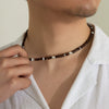 Men's Soft Pottery Beaded Handmade Necklace