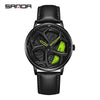 Men's Solid Steel Band Quartz Watch Alloy Case Stainless Steel Buckle Round Dial Leisure Style Waterproof